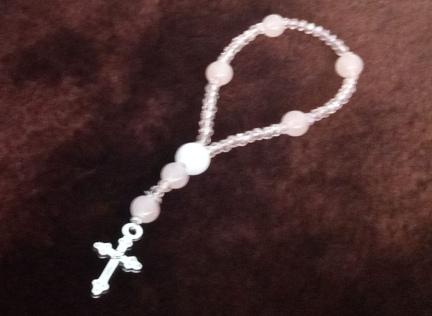 Peachy Pocket Rosary