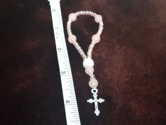 Peachy Pocket Rosary